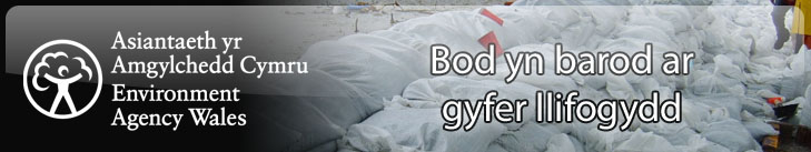 Bod yn barod ar gyfer llifogydd